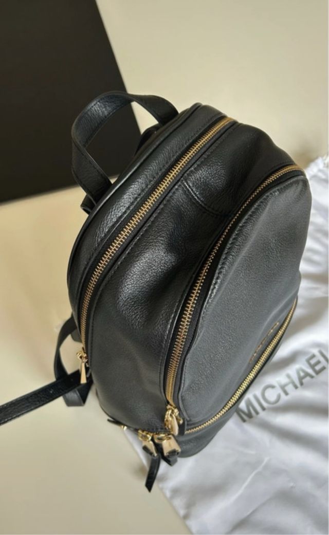 Mochila Michael Kors Piel Negra Original