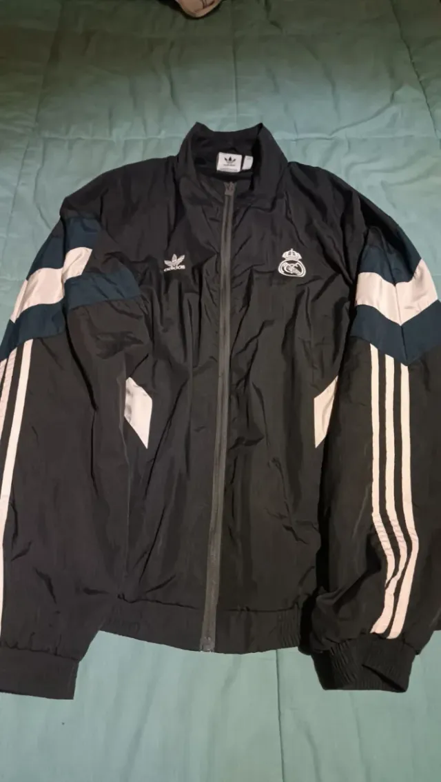 Chándal Real Madrid Adidas Negro y Azul
