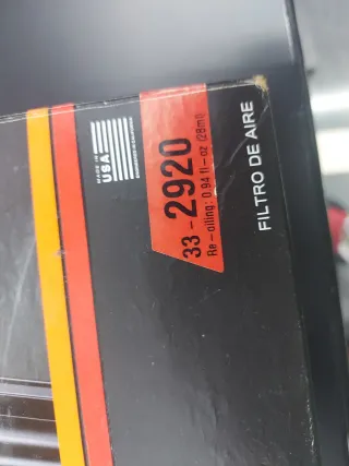 Filtro k&N para grupo vag motor 1,4 16v 86cv BXW