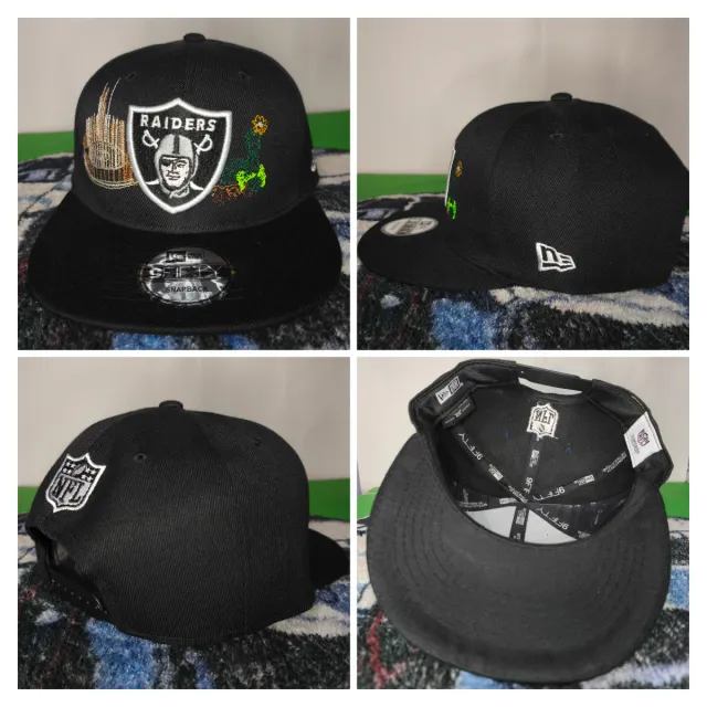 Gorra New Era Raiders Snapback Negra