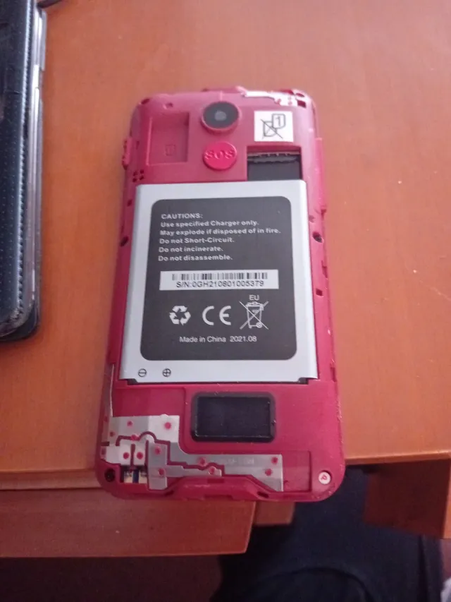 Teléfono Móvil Panasonic Rojo