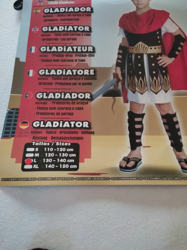 Disfraz Gladiador Niño