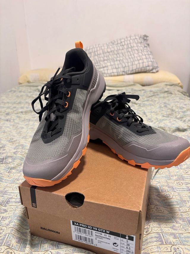 Zapatillas Trekking decathlon Naranja Talla 43