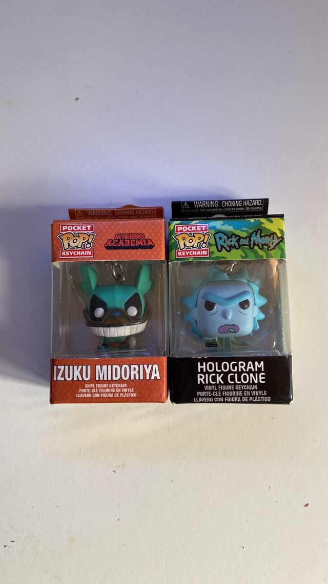 Llaveros Funko Pop! Izuku Midoriya y Rick Clone