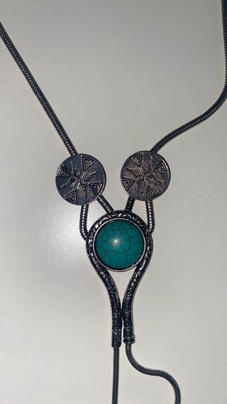 Lote 5 Collares Plata y Turquesa