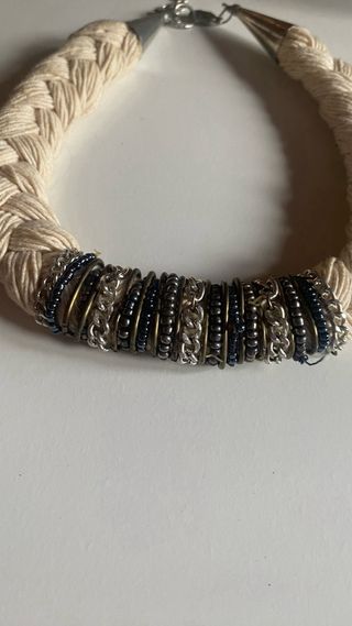 Lote 5 Collares Plata y Turquesa