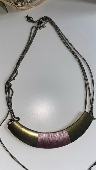 Lote 5 Collares Plata y Turquesa