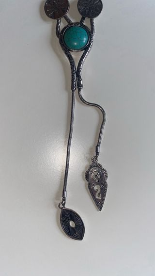 Lote 5 Collares Plata y Turquesa