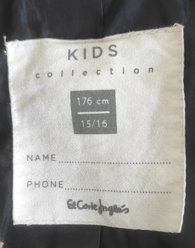 Abrigo pelo corto cuadros beige multicolor