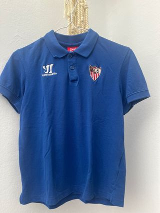 Polo azul niño Warrior Sevilla FC talla 9 años