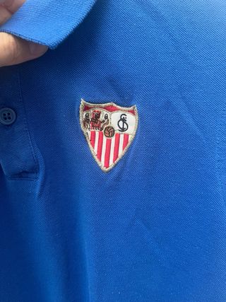 Polo azul niño Warrior Sevilla FC talla 9 años