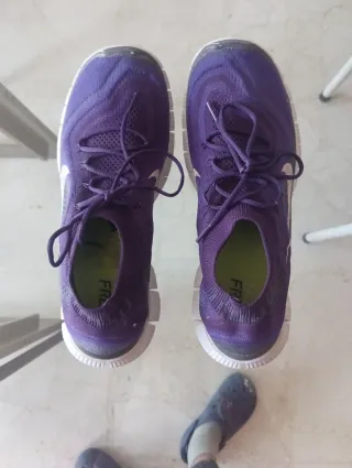 Zapatillas Nike Free 5.0 Hombre Morado/Blanco