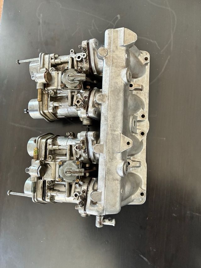 Carburación Doble Weber 40 con Colector