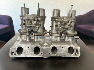 Carburación Doble Weber 40 con Colector