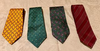 Corbatas de seda.