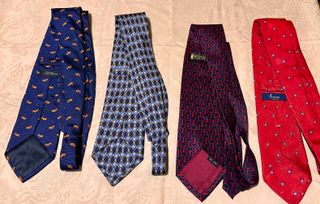 Corbatas de seda.