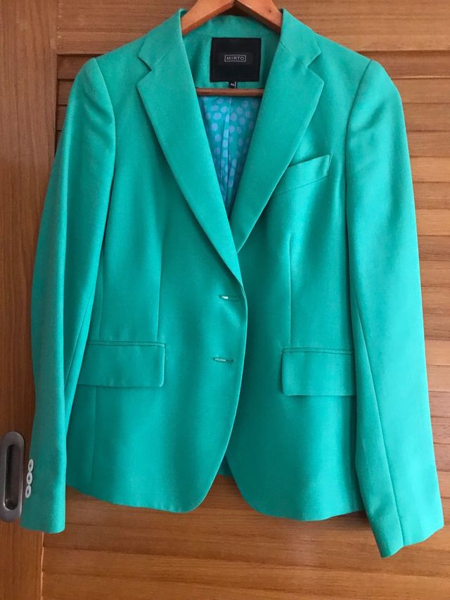 Blazer Mirto Verde Talla S