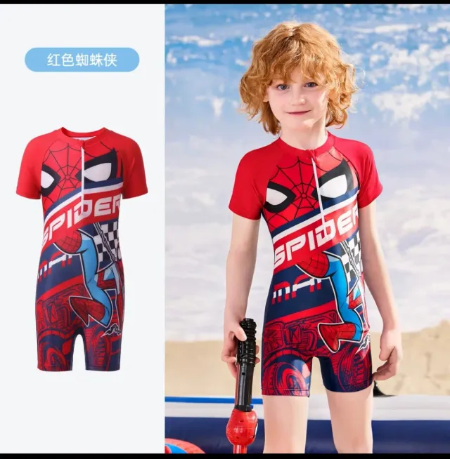 Costume da bagno Spiderman 3 pezzi