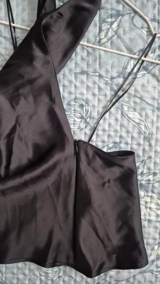 Top nuevo fiesta Zara espalda abierta con etiqueta