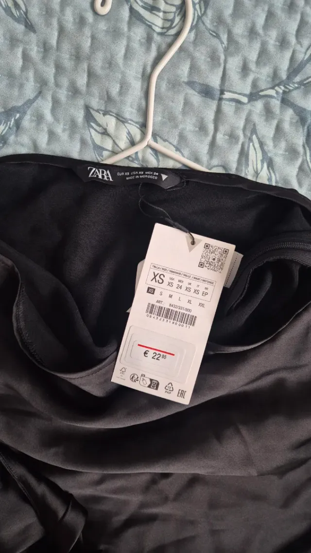 Top nuevo fiesta Zara espalda abierta con etiqueta