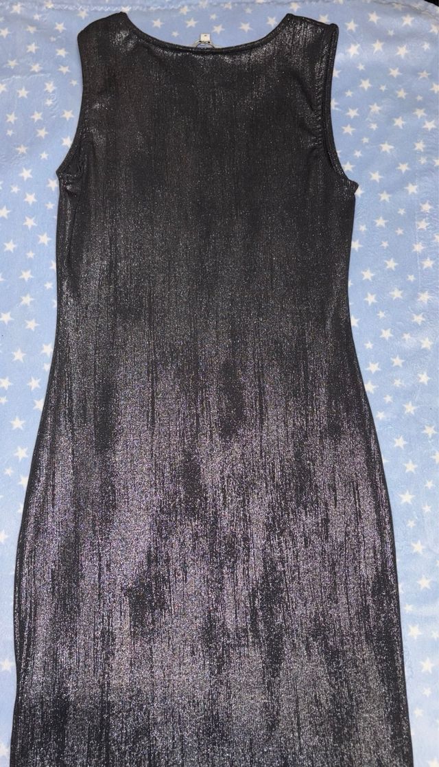 Vestito C&A Nero e Argento Taglia M