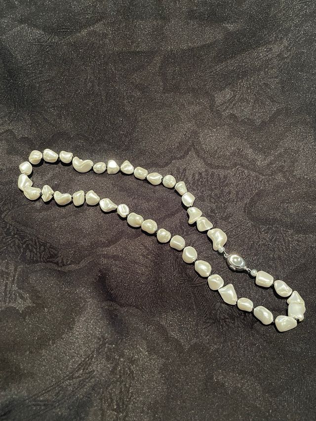 Collar Perlas Naturales y Plata 925