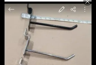 Ganchos para panel expositor