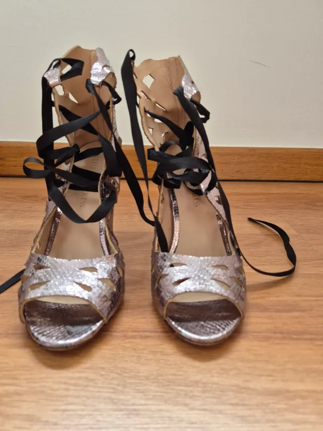 Sandalias Little Mistress fiesta plateado rosado