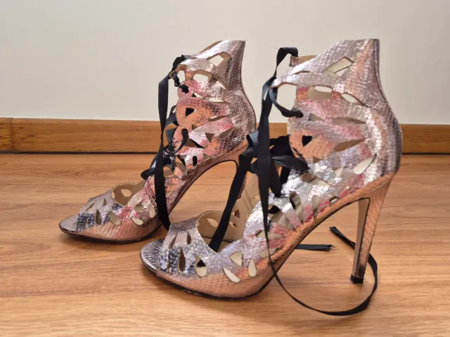 Sandalias Little Mistress fiesta plateado rosado