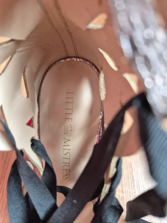 Sandalias Little Mistress fiesta plateado rosado