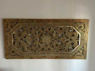 Cabecero/Decoración Pared Madera Tallada