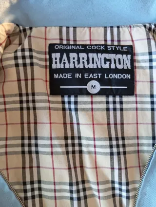 Chaqueta Harrington Azul