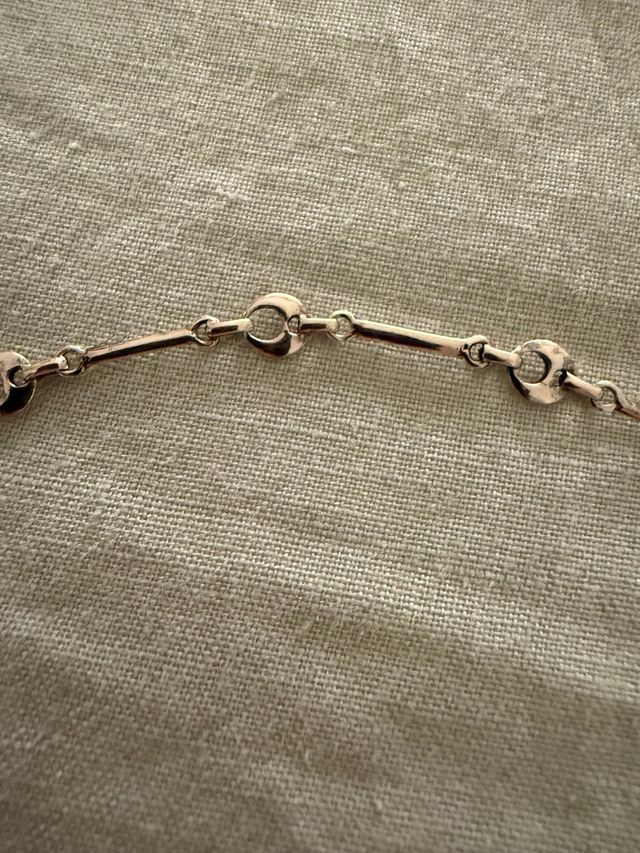 Cadena de plata antigua 70 cm