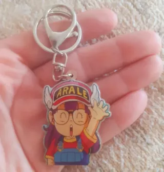 SET DR.SLUMP ARALE LLAVEROS Y CHAPAS COLECCIONISTA