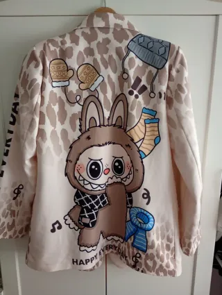 Blazer estampado conejo labubu Happy Everyday