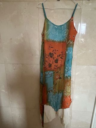 Vestido midi estampado