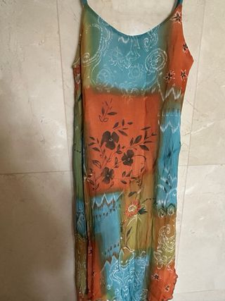 Vestido midi estampado