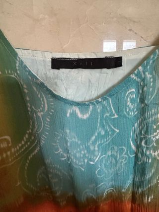 Vestido midi estampado