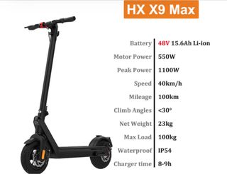 Patinete eléctrico 100km autonomía