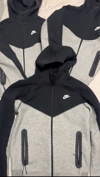 Nike Tech Fleece Sudaderas Negro Gris