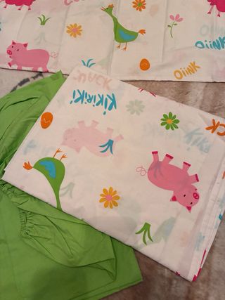 Juego Sábanas Cama 90 Animales
