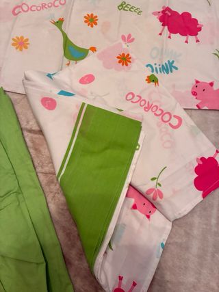 Juego Sábanas Cama 90 Animales