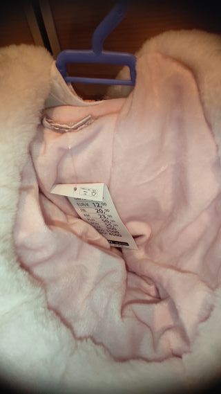 Abrigo niña estampado floral