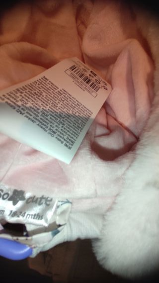 Abrigo niña estampado floral