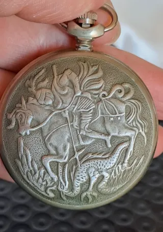 Orologio da Tasca URSS Molnija - Aquila Bicipite