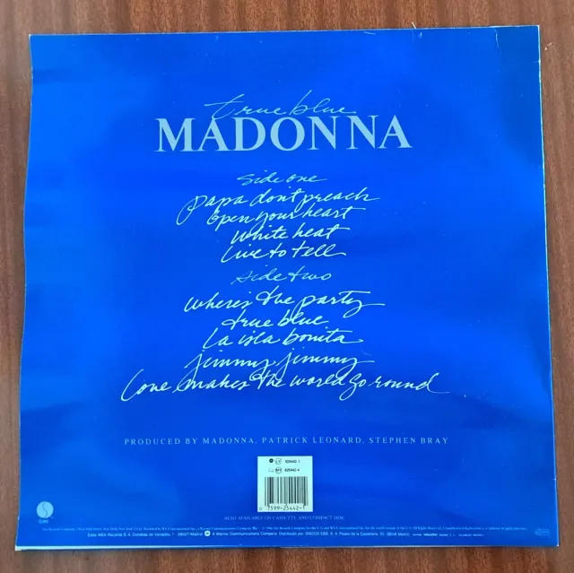 Vinilo Madonna True Blue