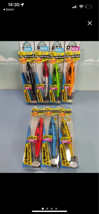 Señuelos DTD Projectile Deep 65m (Variedad)UNIDAD