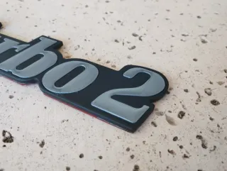 TURBO2 RENAULT 5 EMBLEMA TRASERO