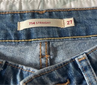 Pantalón Levi's 714 Straight Azul Talla 27