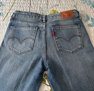 Pantalón Levi's 714 Straight Azul Talla 27